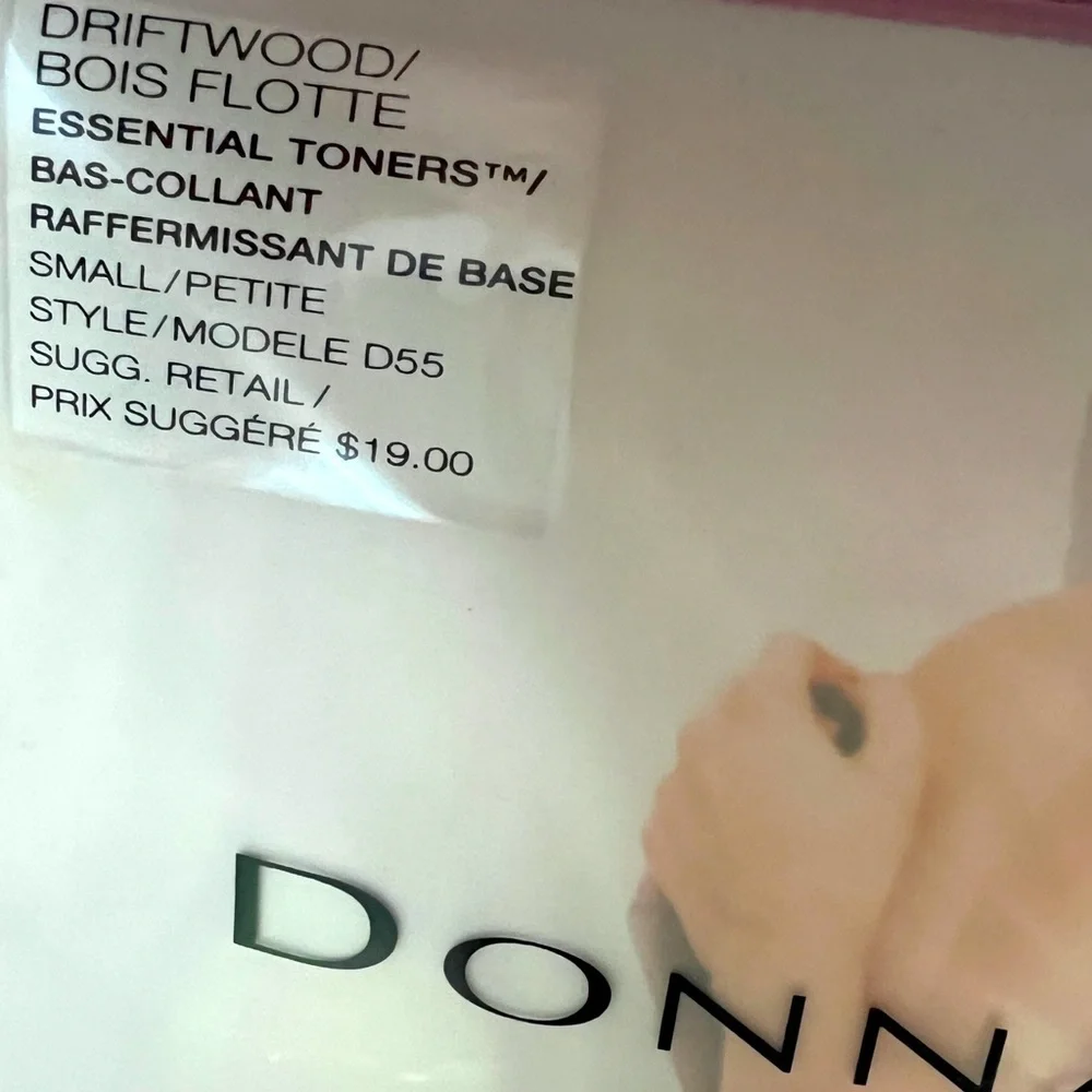 NWT~ 2 Pair of Donna Karan “Driftwood” Sheer Control Top Hosiery ~Small Petite